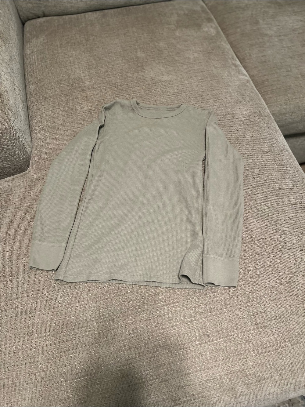 Athletic Works Olive Green Waffle Long Sleeve Top and Pants